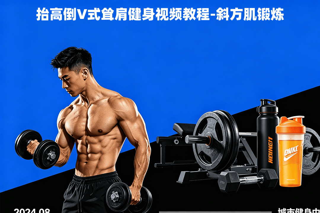 抬高倒V式耸肩健身视频教程-斜方肌锻炼