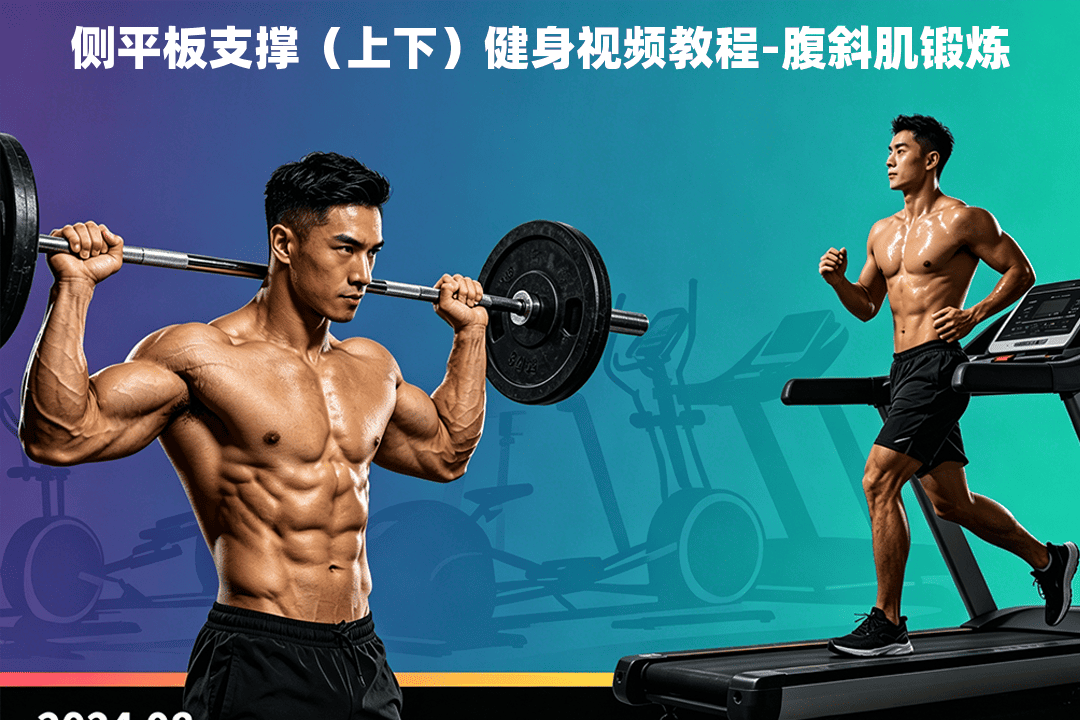 侧平板支撑（上下）健身视频教程-腹斜肌锻炼