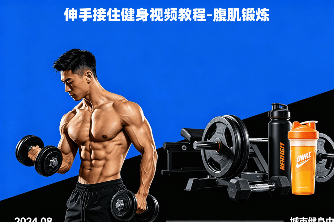 伸手接住健身视频教程-腹肌锻炼