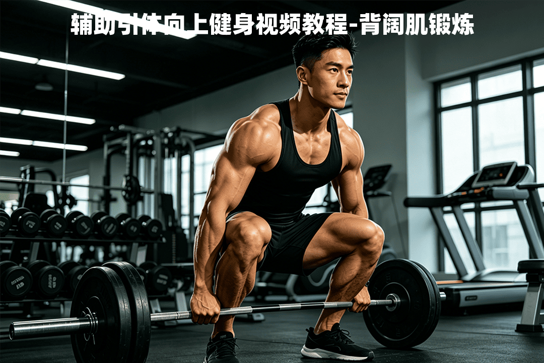 辅助引体向上健身视频教程-背阔肌锻炼