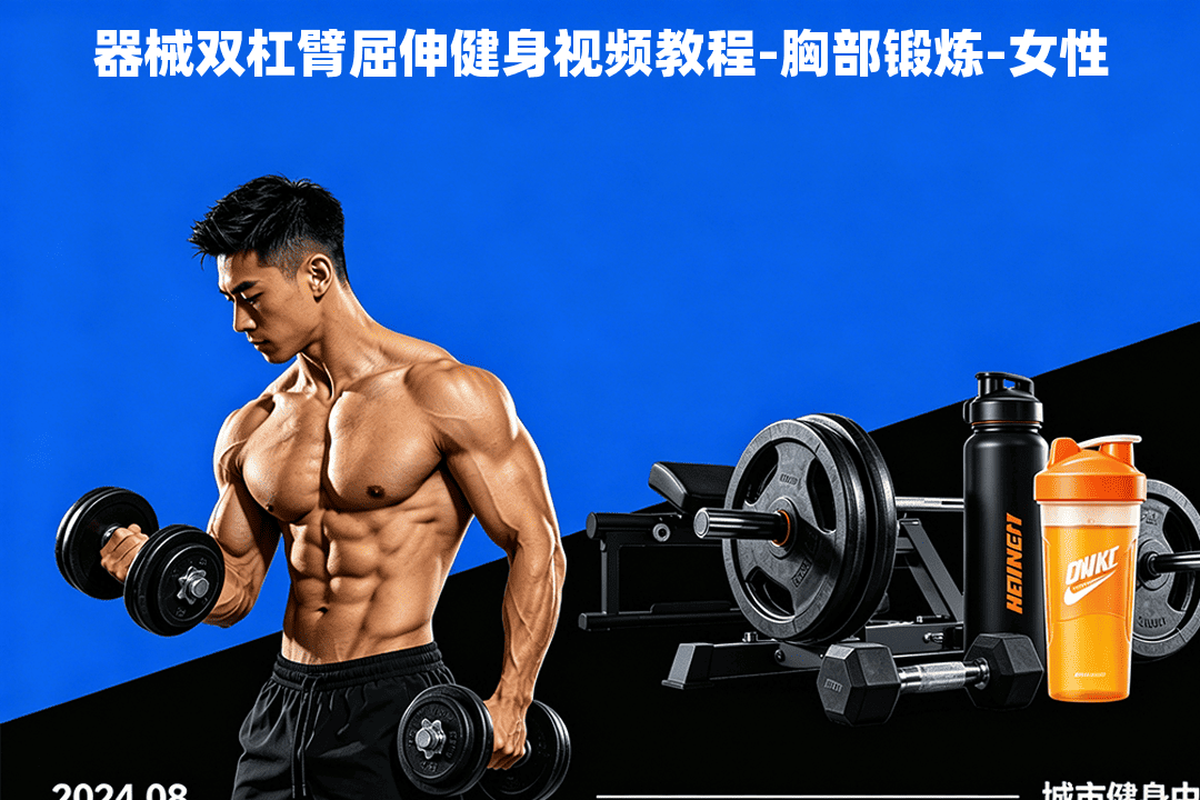 器械双杠臂屈伸健身视频教程-胸部锻炼