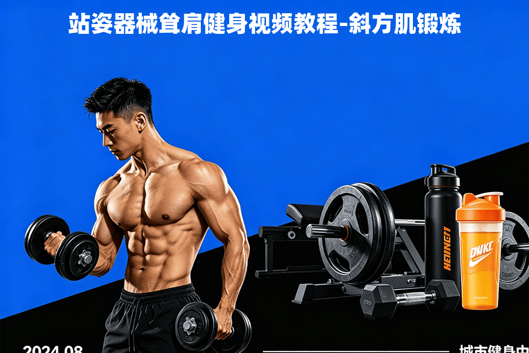 站姿器械耸肩健身视频教程-斜方肌锻炼