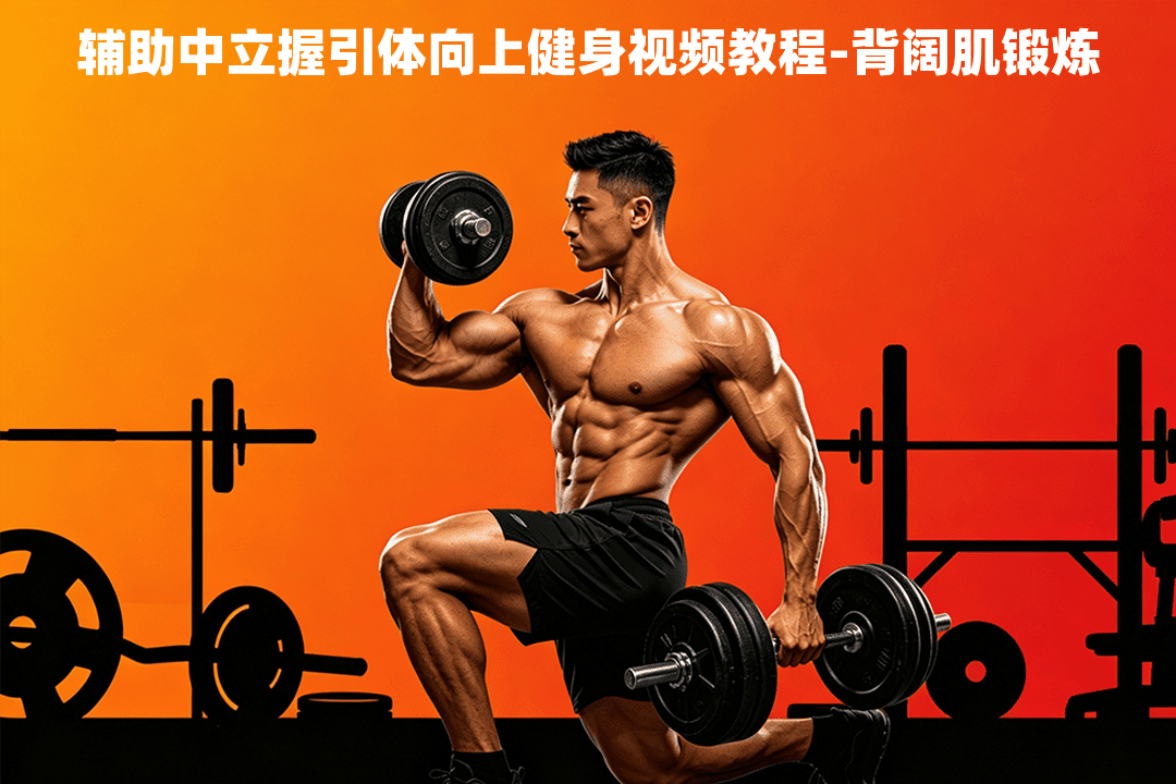 辅助中立握引体向上健身视频教程-背阔肌锻炼