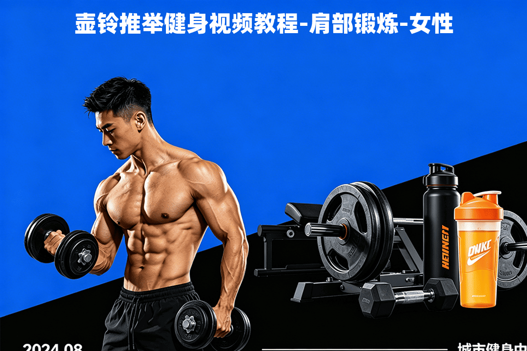 壶铃推举健身视频教程-肩部锻炼