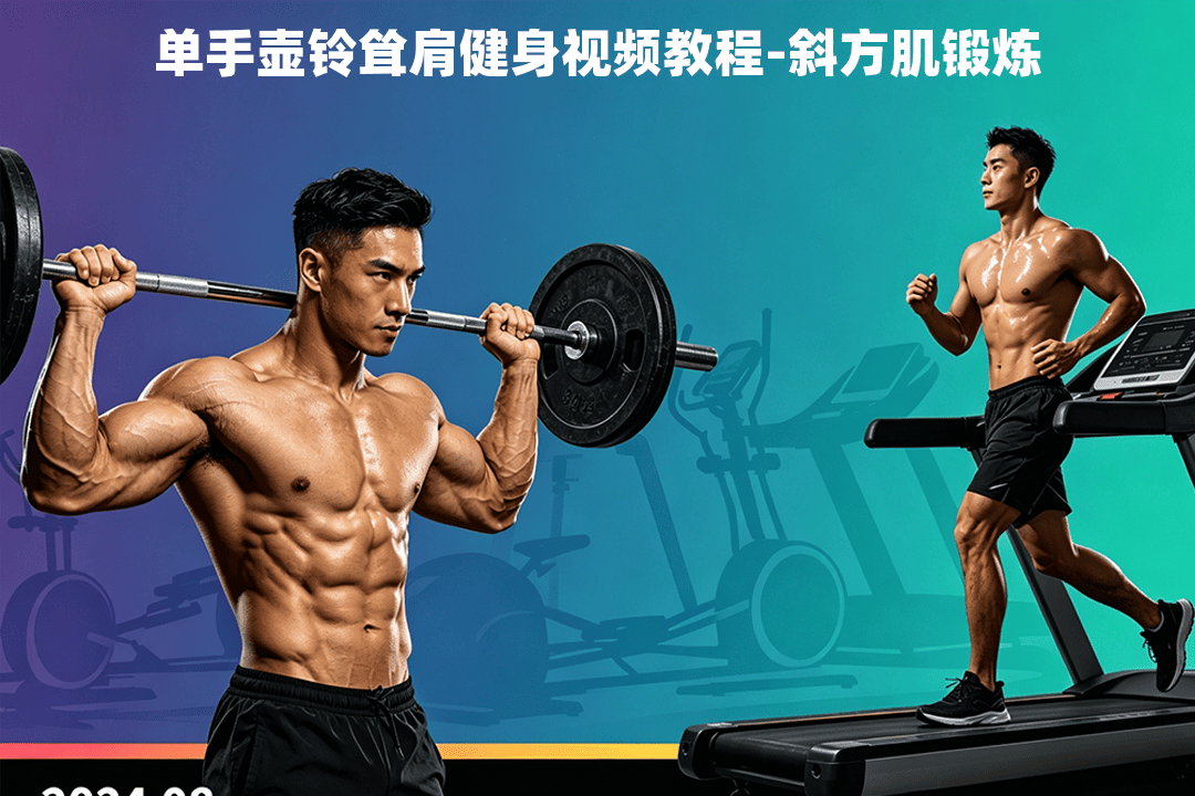单手壶铃耸肩健身视频教程-斜方肌锻炼