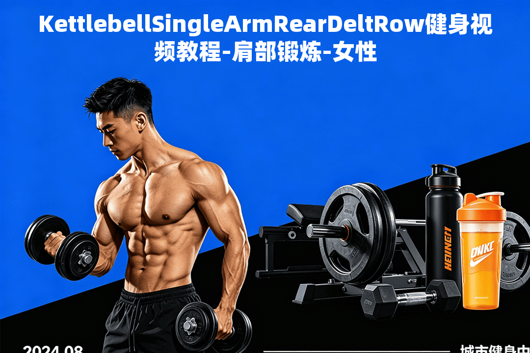 KettlebellSingleArmRearDeltRow健身视频教程-肩部锻炼