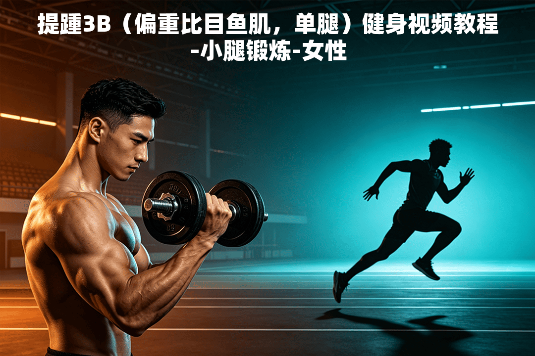 提踵3B（偏重比目鱼肌，单腿）健身视频教程-小腿锻炼