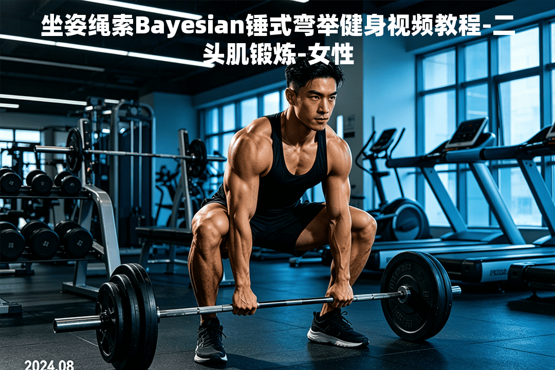 坐姿绳索Bayesian锤式弯举健身视频教程-二头肌锻炼