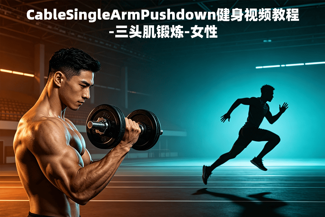 CableSingleArmPushdown健身视频教程-三头肌锻炼