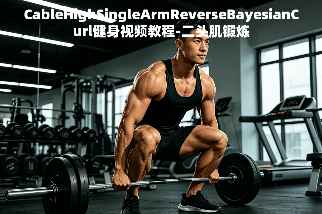 CableHighSingleArmReverseBayesianCurl健身视频教程-二头肌锻炼