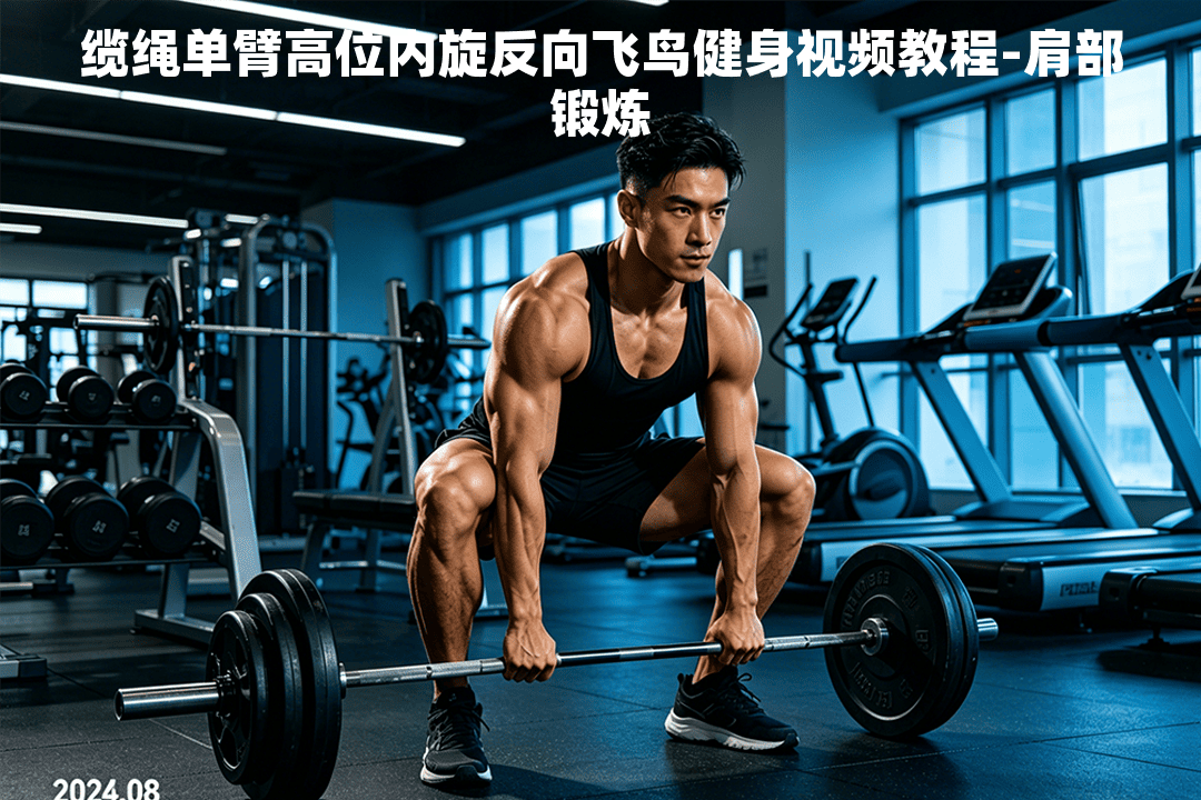 缆绳单臂高位内旋反向飞鸟健身视频教程-肩部锻炼