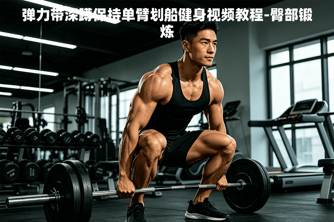 弹力带深蹲保持单臂划船健身视频教程-臀部锻炼