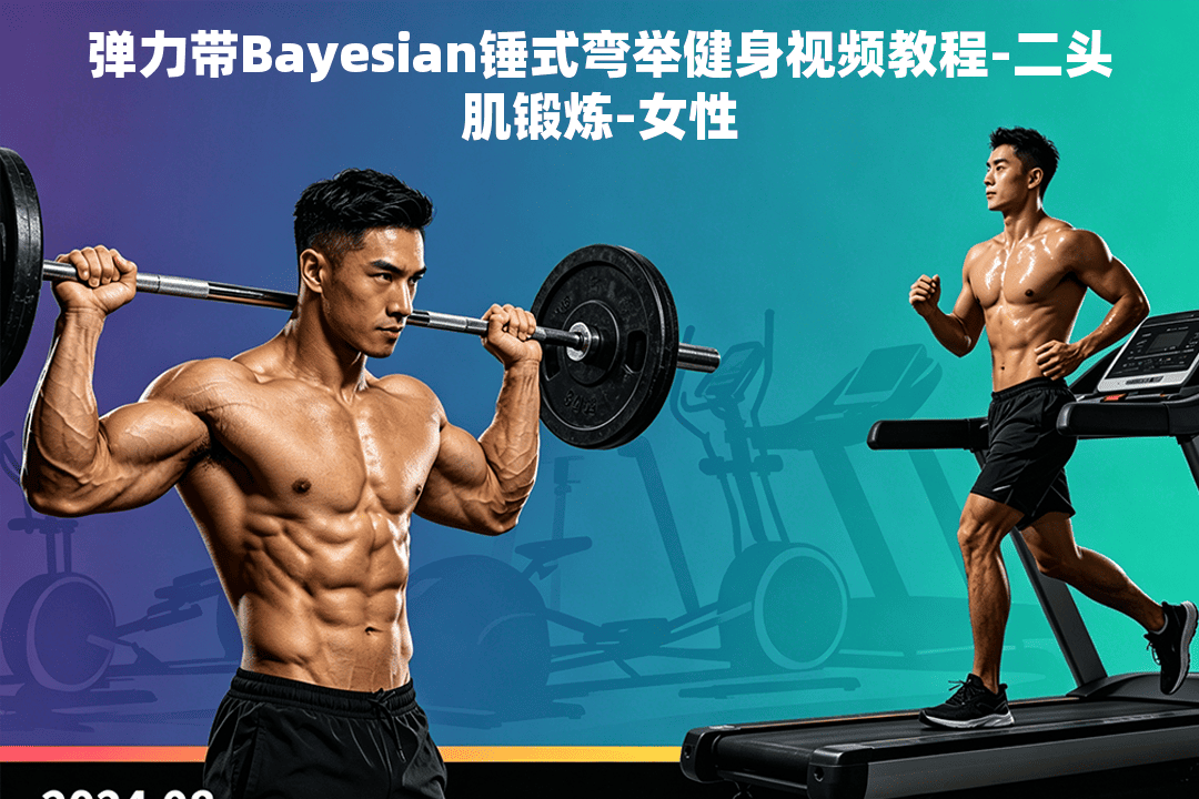 弹力带Bayesian锤式弯举健身视频教程-二头肌锻炼