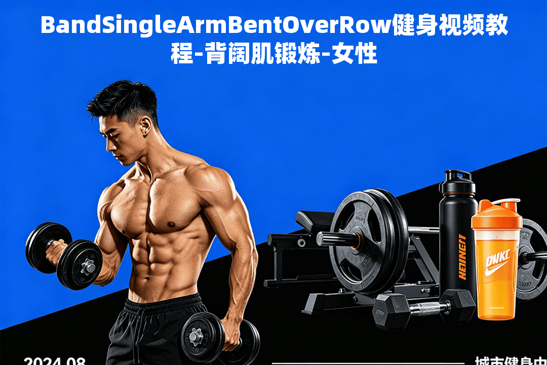 BandSingleArmBentOverRow健身视频教程-背阔肌锻炼