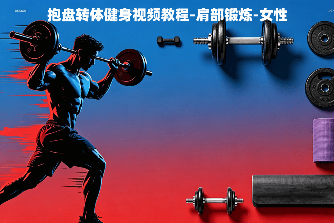 抱盘转体健身视频教程-肩部锻炼