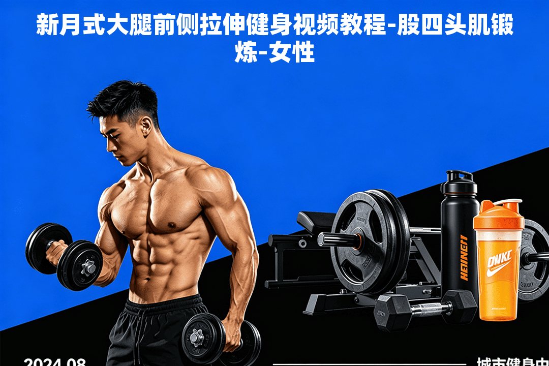 新月式大腿前侧拉伸健身视频教程-股四头肌锻炼