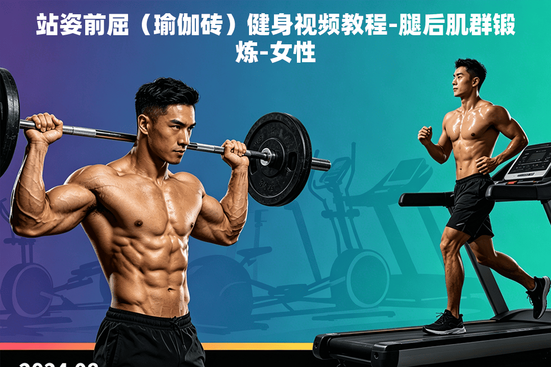 站姿前屈（瑜伽砖）健身视频教程-腿后肌群锻炼