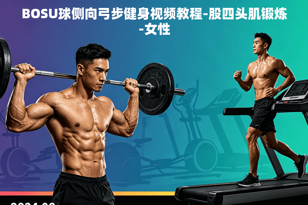 BOSU球侧向弓步健身视频教程-股四头肌锻炼