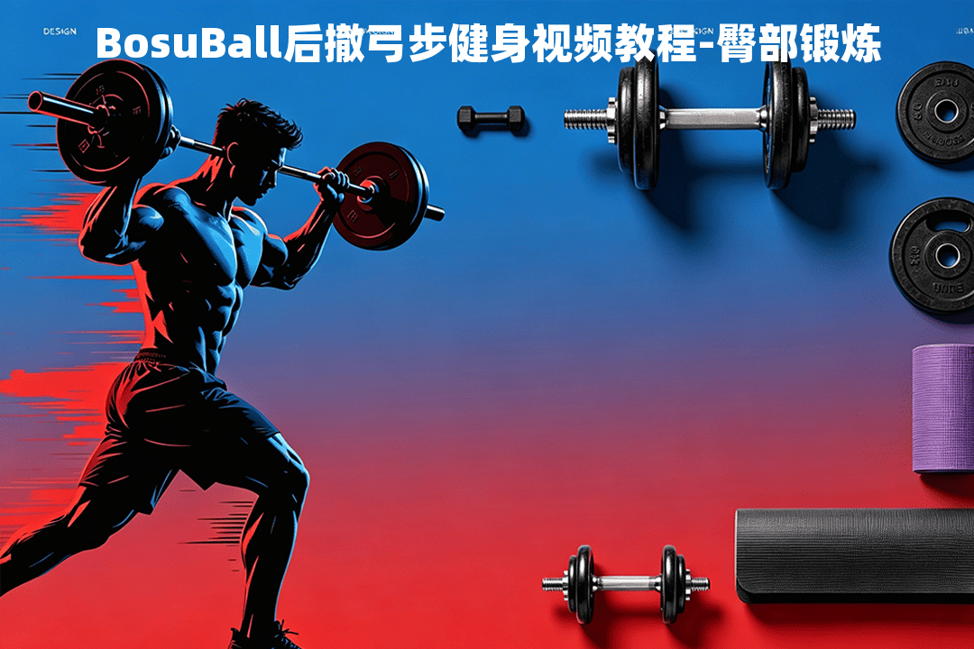 BosuBall后撤弓步健身视频教程-臀部锻炼