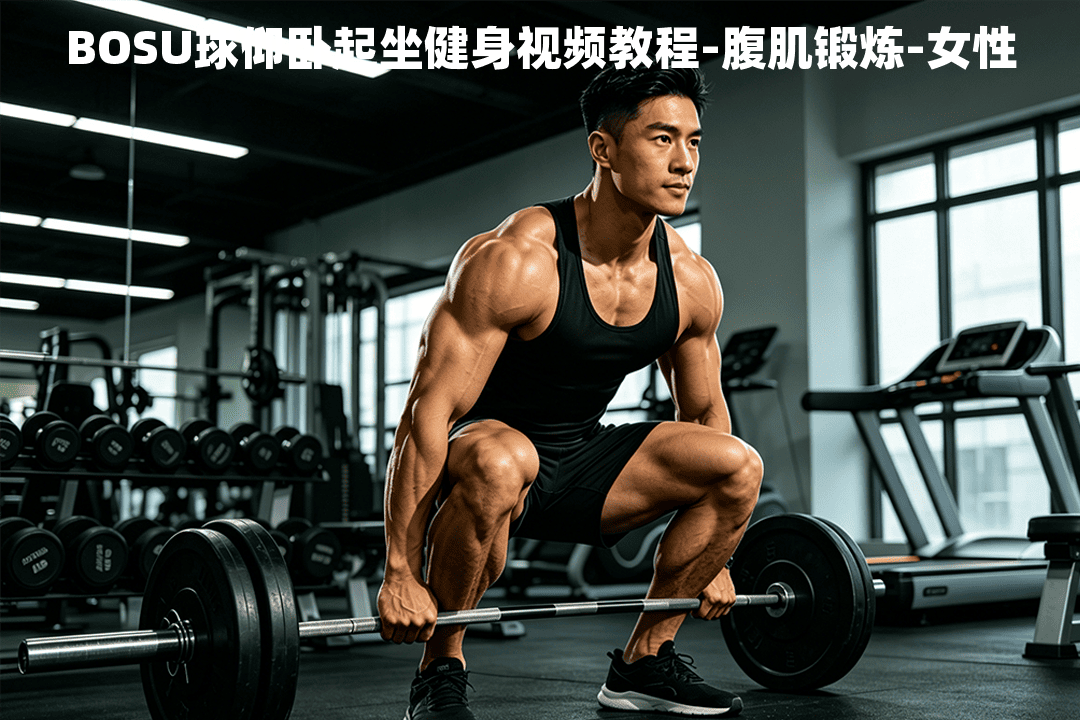 BOSU球仰卧起坐健身视频教程-腹肌锻炼