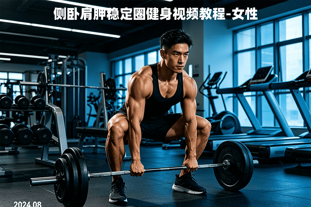 侧卧肩胛稳定圈健身视频教程