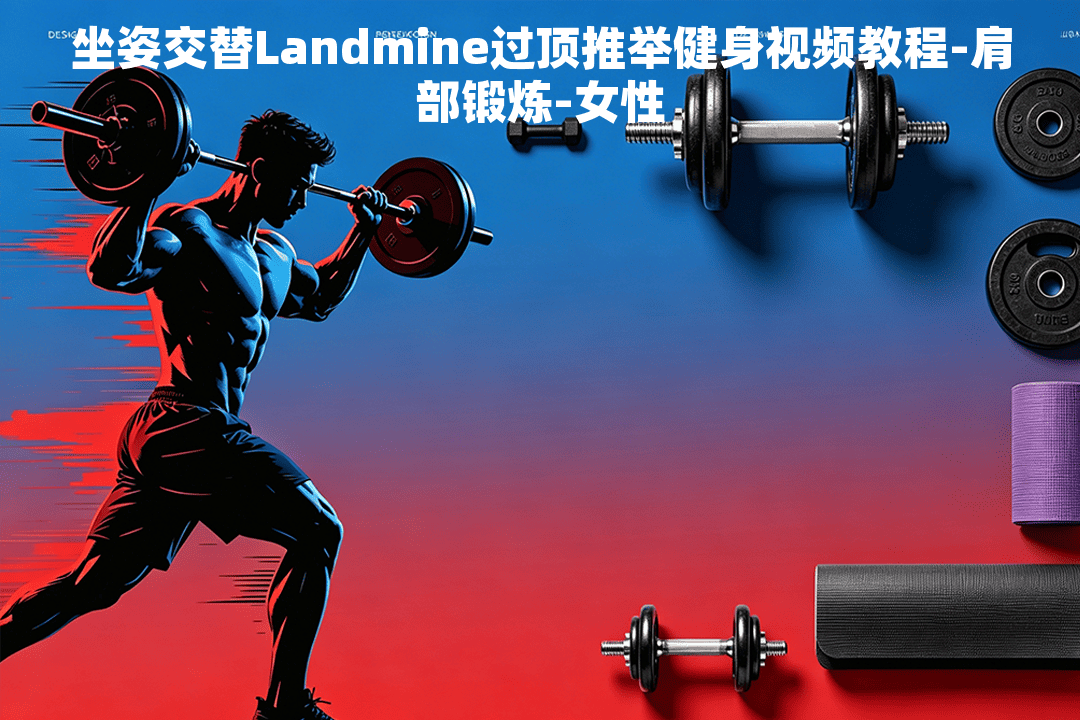 坐姿交替Landmine过顶推举健身视频教程-肩部锻炼