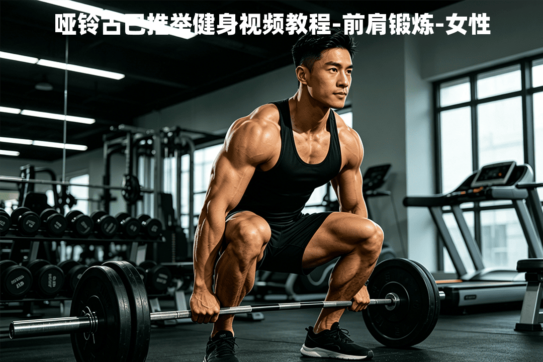 哑铃古巴推举健身视频教程-前肩锻炼 - 小练场