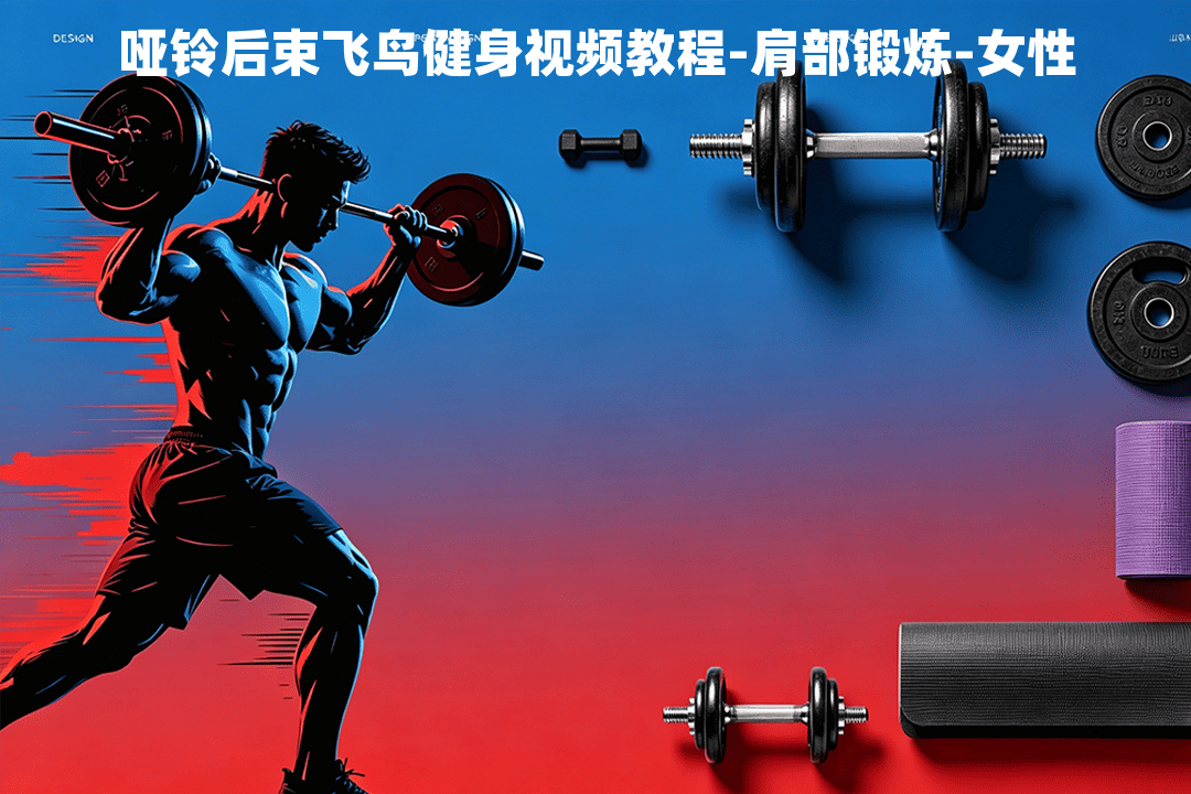 哑铃后束飞鸟健身视频教程-肩部锻炼