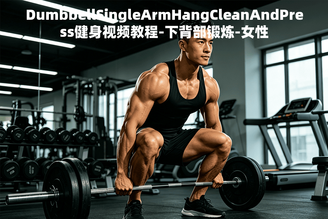DumbbellSingleArmHangCleanAndPress健身视频教程-下背部锻炼