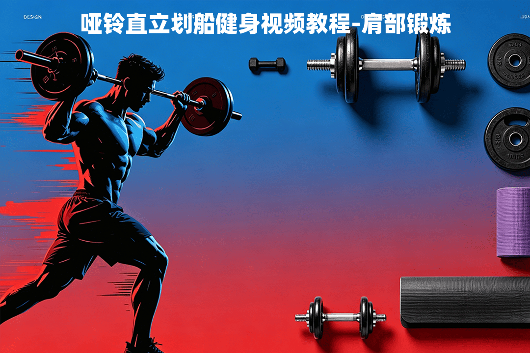 哑铃直立划船健身视频教程-肩部锻炼