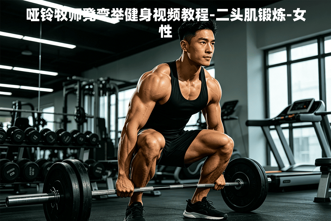 哑铃牧师凳弯举健身视频教程-二头肌锻炼